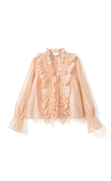 N-myrtia blouse - blush rose