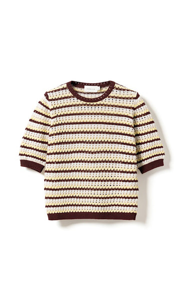 N-maylin knit - dinah brown stripe