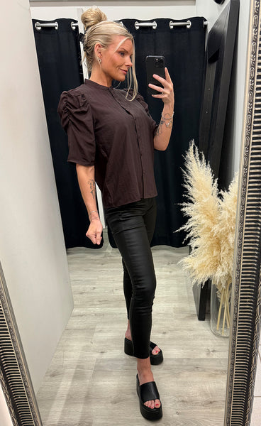 ICHI Marit blouse - coffee bean