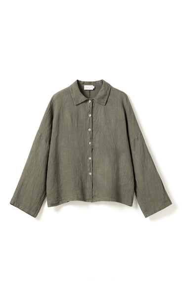Leanora shirt - green leaf