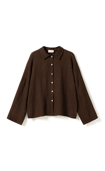 Leanora shirt - chocolate