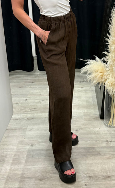 Lorann pants - chocolate