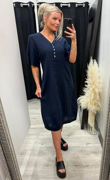 FREEQUENT Lava dress - navy