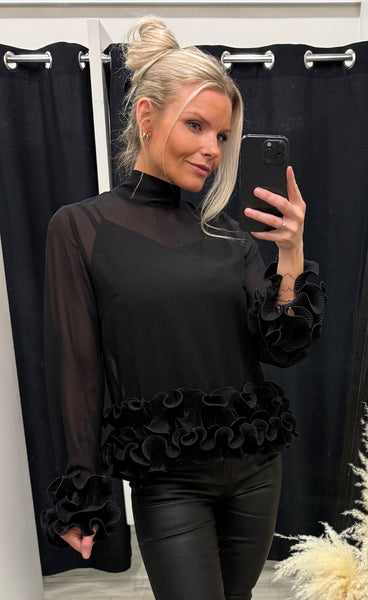 N-latanietta blouse - black