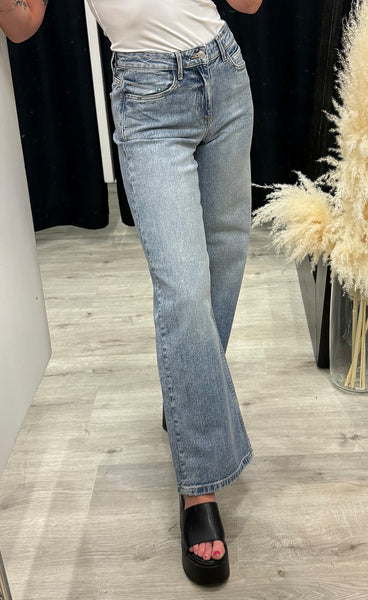 Kyjla long jeans - mid blue denim