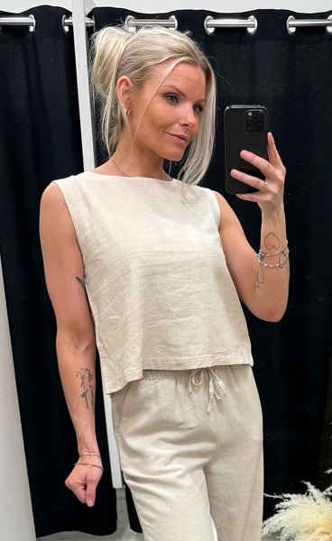 Falakka oneck top - sand