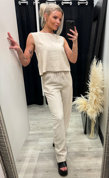 Falakka oneck top - sand