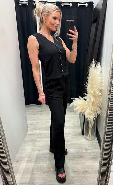 Falakka waistcoat 2 - black