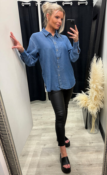 Kosmo shirt 2 - mid blue denim