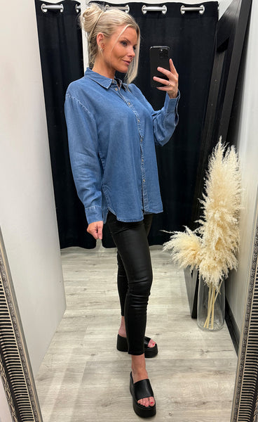 Kosmo shirt 2 - mid blue denim