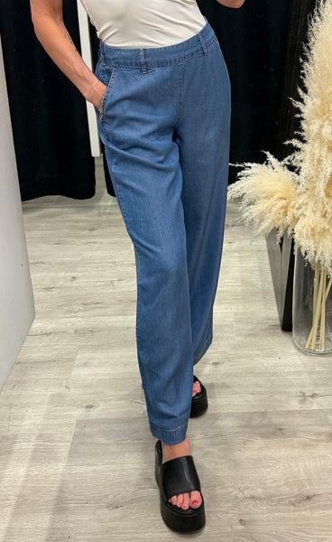 Kosmo wide pants 3 - mid blue denim