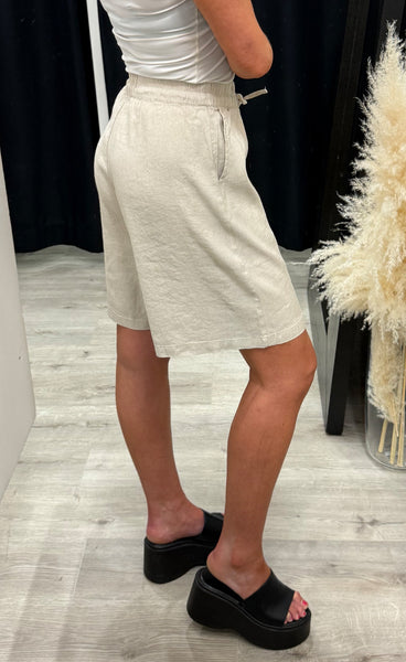 PULZ Luca shorts - sandshell melange