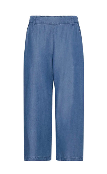 Kosmo EMB pants - mid blue denim