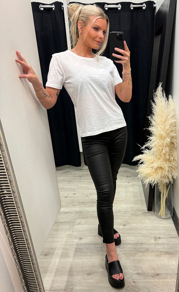 FREEQUENT Viva tee - brilliant white