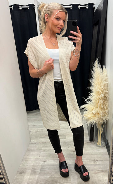 FREEQUENT Elina cardigan - moonbeam