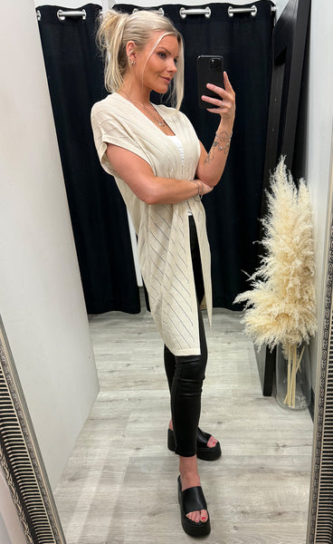 FREEQUENT Elina cardigan - moonbeam