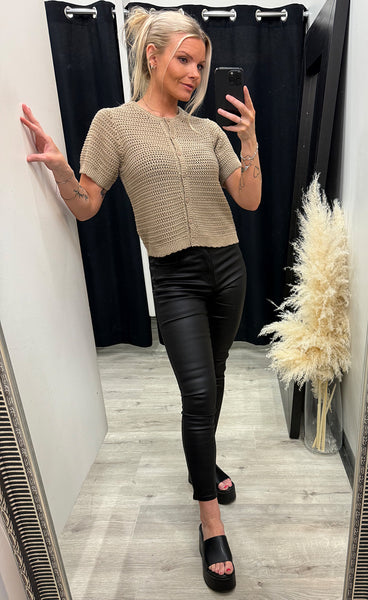 FREEQUENT Tota cardigan - silver mink