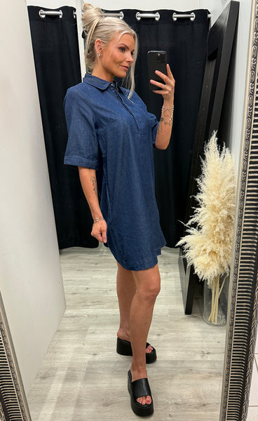 Larissa dress 5 - mid blue denim