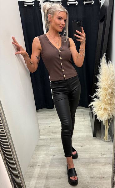 Rubina top - french roast
