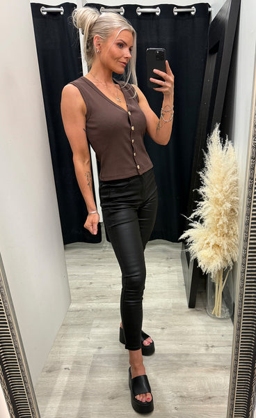 Rubina top - french roast