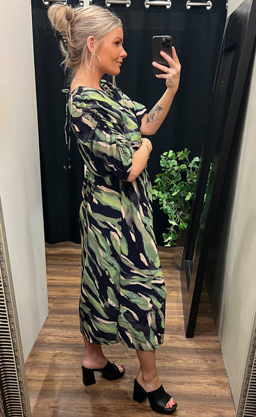 Kaiya dress - forest shade