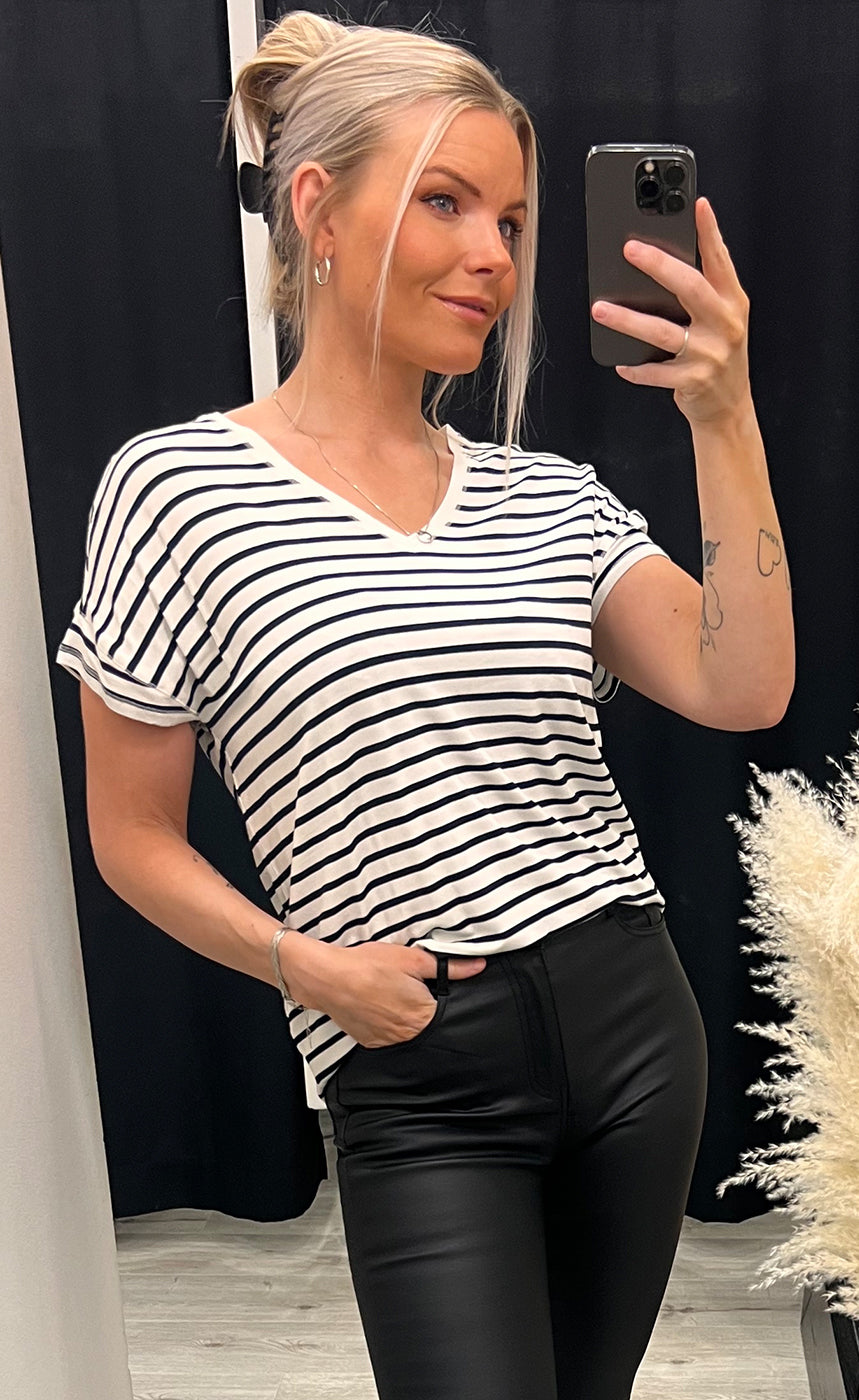 Porsi tee 1 - white/navy