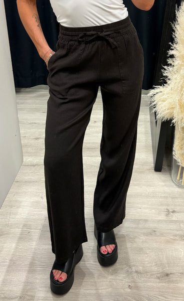 PULZ Luca pants full length - espresso
