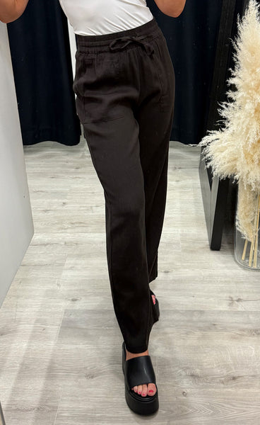 PULZ Luca pants full length - espresso