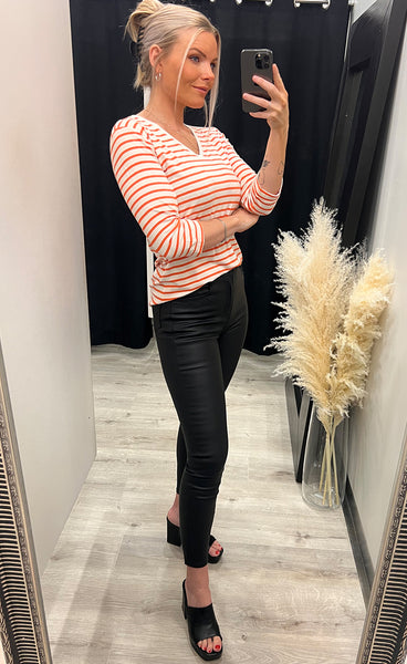 Porsi tee 2 - orange