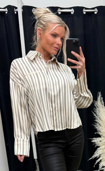 LOVE1495-5 - cream stripes