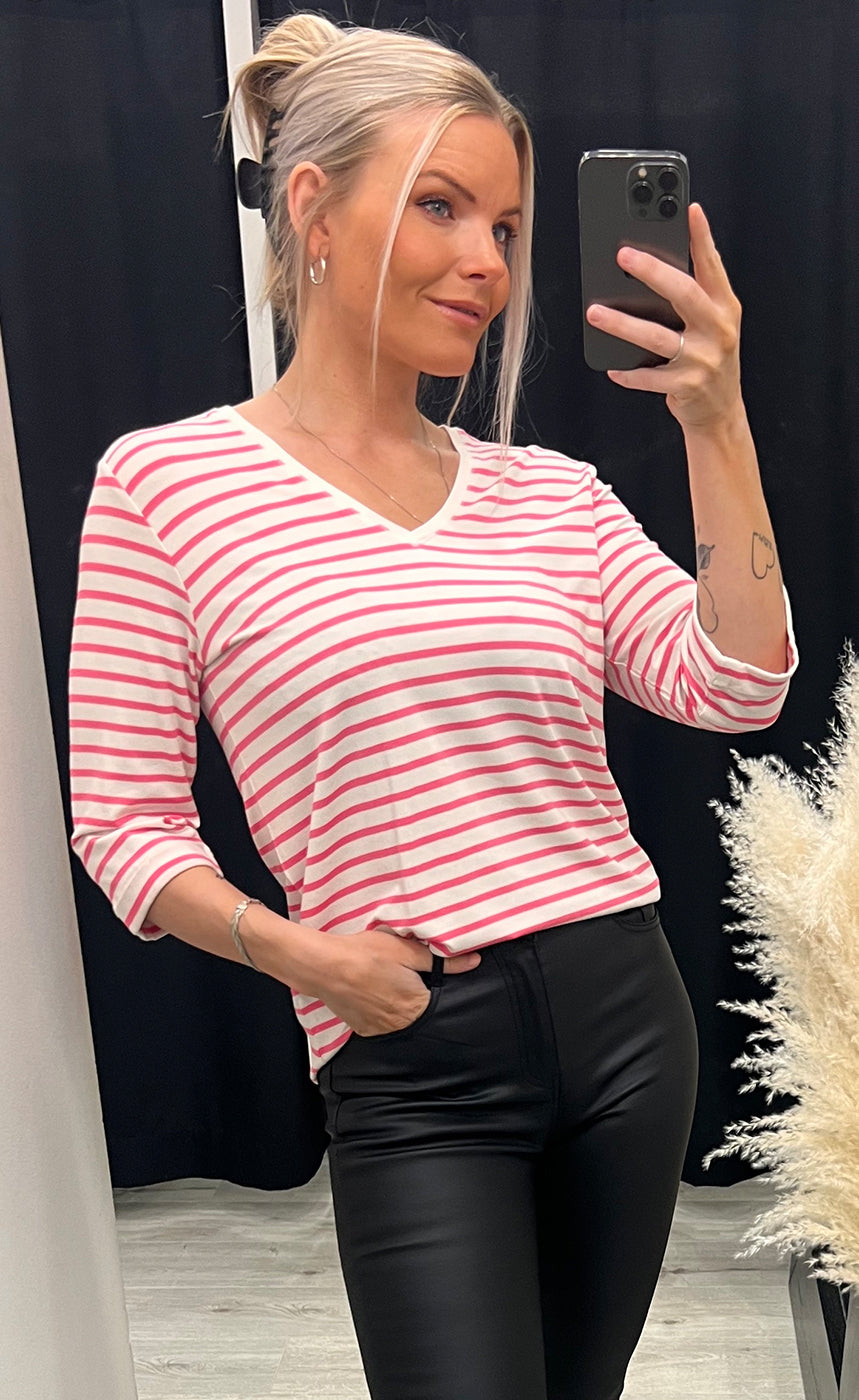 Porsi tee 2 - camellia rose