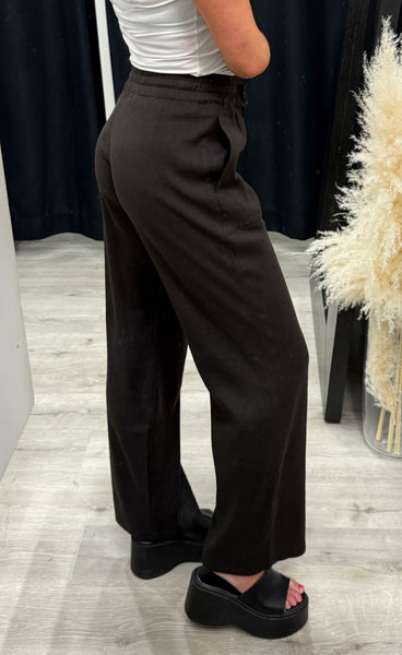 PULZ Luca pants full length - espresso
