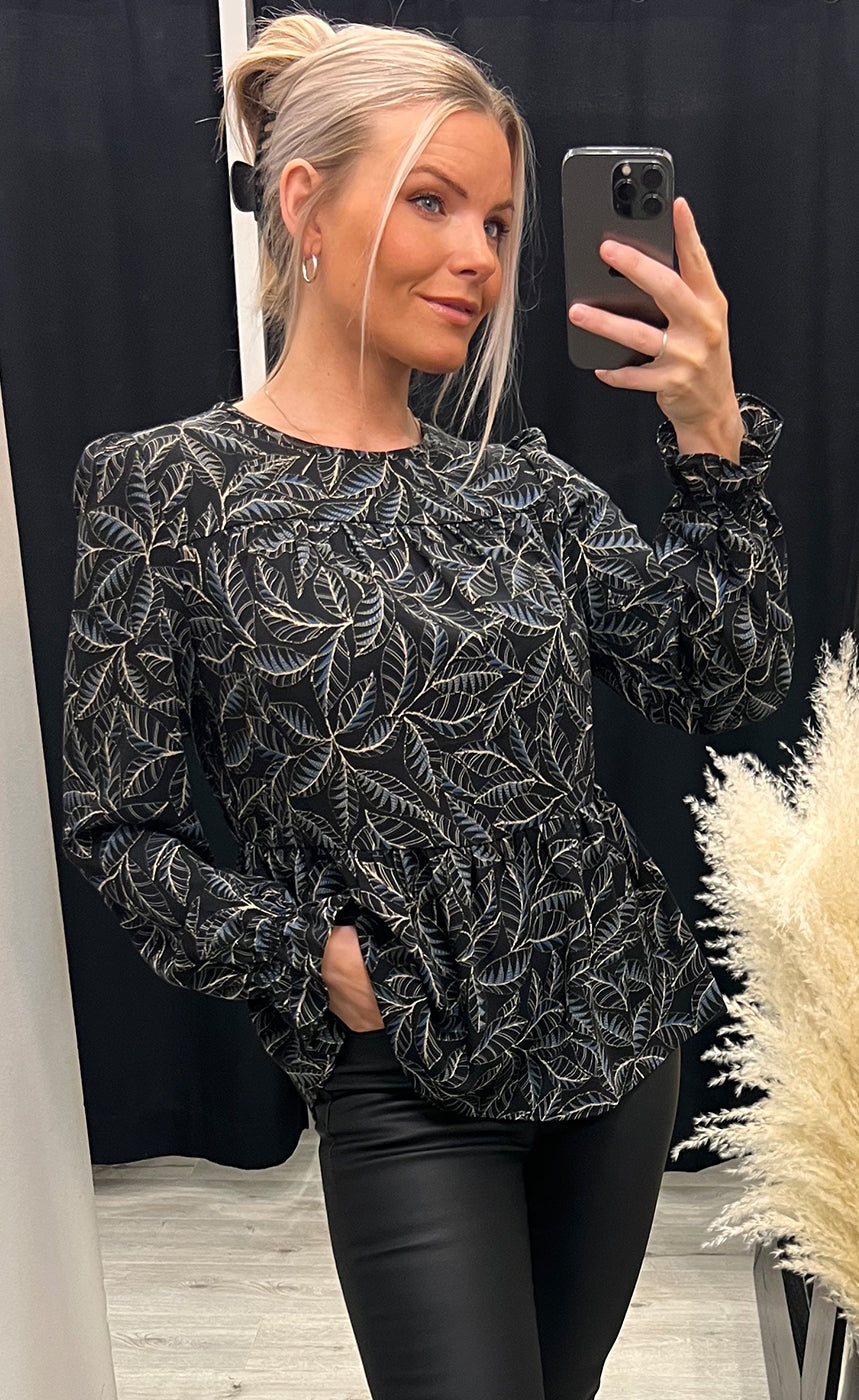 Fajetta blouse - indigo blue