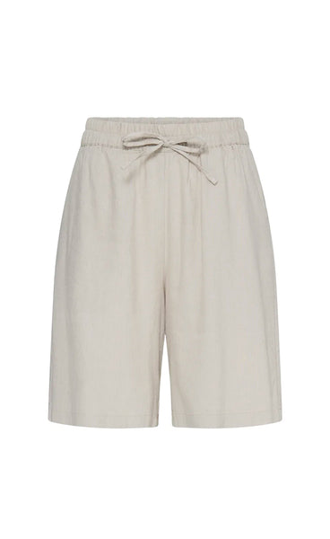 PULZ Luca shorts - sandshell melange