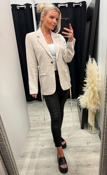 Viana ginia blazer - sand melange