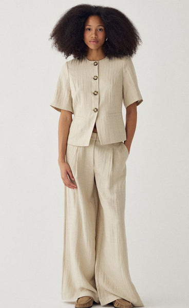 N-Kazia MW pants - oyster