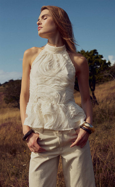 N-Marianne top - ivory