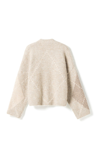 N-Laiana knit cardigan - beige mix