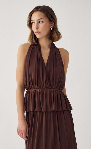 N-Melodie top - tawny brown