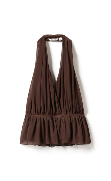 N-Melodie top - tawny brown