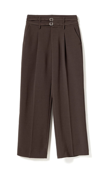 N-Darryl HW pants - chocolate