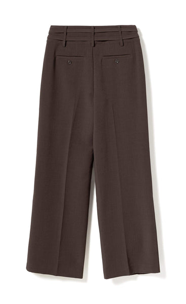 N-Darryl HW pants - chocolate