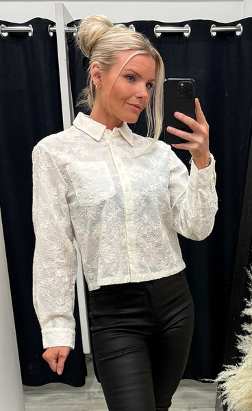Sylvia shirt - egret