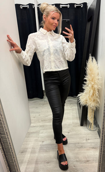 Sylvia shirt - egret