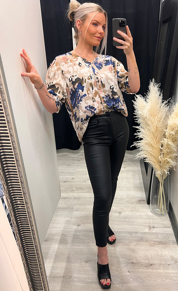 Fakai blouse - beige mix