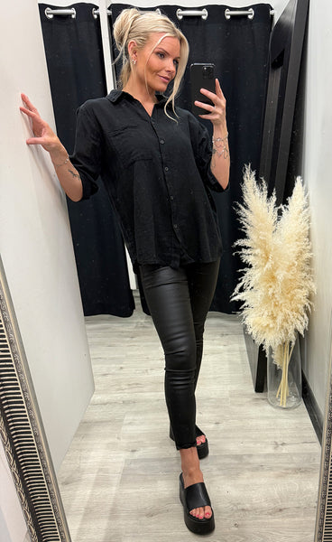 Alva blouse - black