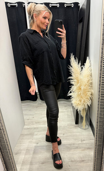 Alva blouse - black