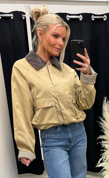 Fiona jacket - beige/brown