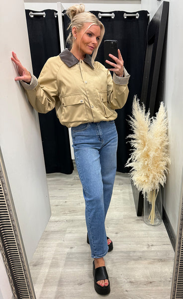 Fiona jacket - beige/brown