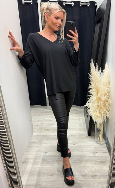 Sasha pullover - black